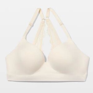 Women's Soma ivory Lace Back Bra